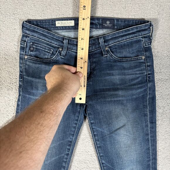 Adriano Goldschmied AG Jeans Stevie Ankle Slim Straight Women’s Fit 28x26 - Picture 5 of 10